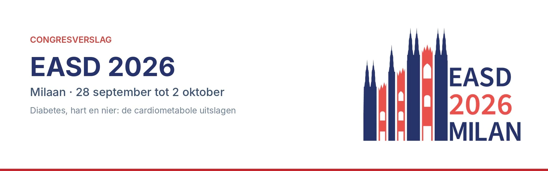 EASD 2026 — Live vanuit Milaan
