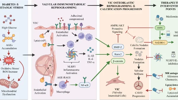 Diabetes en calcifiërende aortaklepziekte: gedeelde immunometabole pathways en therapeutische kandidaten